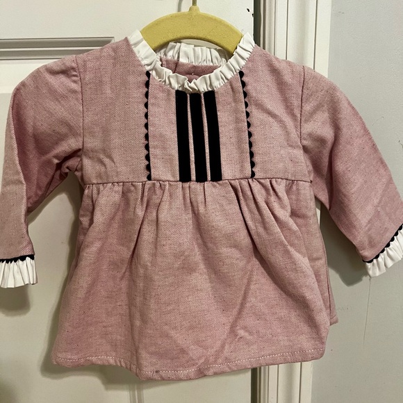 La Coqueta Pink Rosita Baby Girl Dress Set - Picture 3 of 4